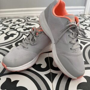 Skechers Go‎ Run Ultra Light Athletic Running Shoes Women's Size 6.5 Gray Orange